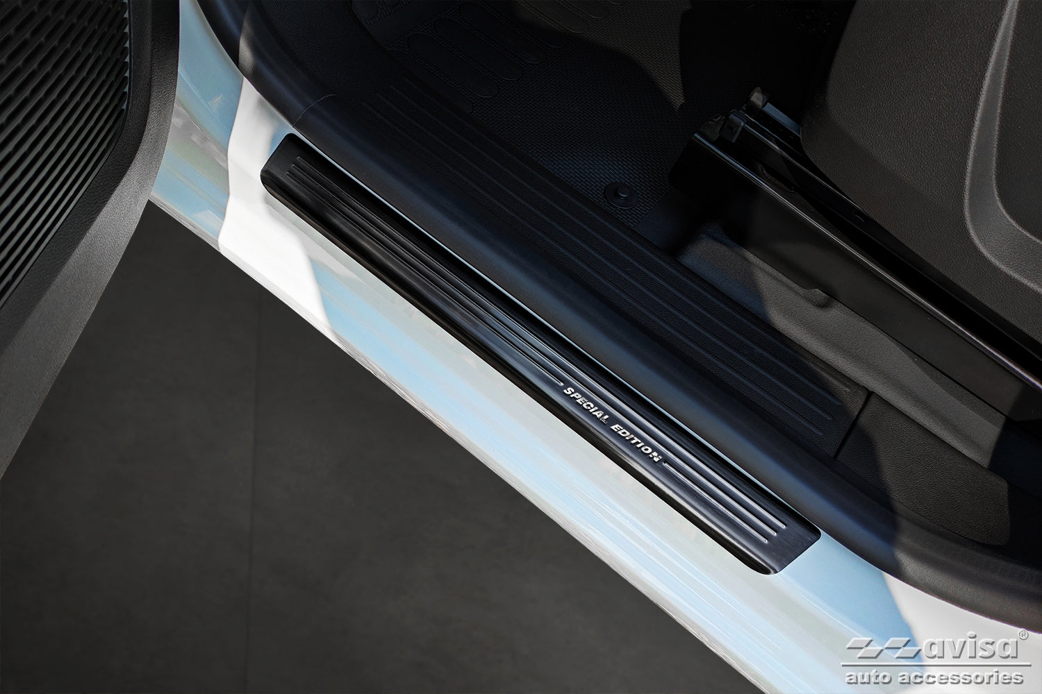 Tröskelskydd Special Edition Mercedes Citan II W420/ Panel van/ Kombi/ Citan II Tourer W420 2021+ m.fl. – Svart – detaljbild 3