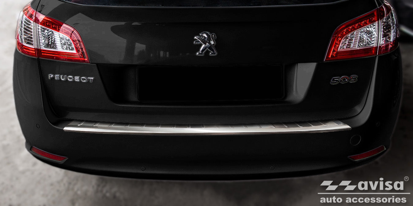 Lastskydd Peugeot 508 I SW 2011–2014, facelift 2014–2018/ Peugeot 508 I Rxh 2011–2014, facelift 2014–2018 – Silver satin – detaljbild 2