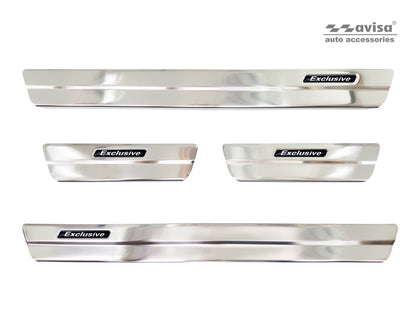 Tröskelskydd Exclusive Suzuki Swace Kombi 2020+ m.fl. – Silver satin – detaljbild 3