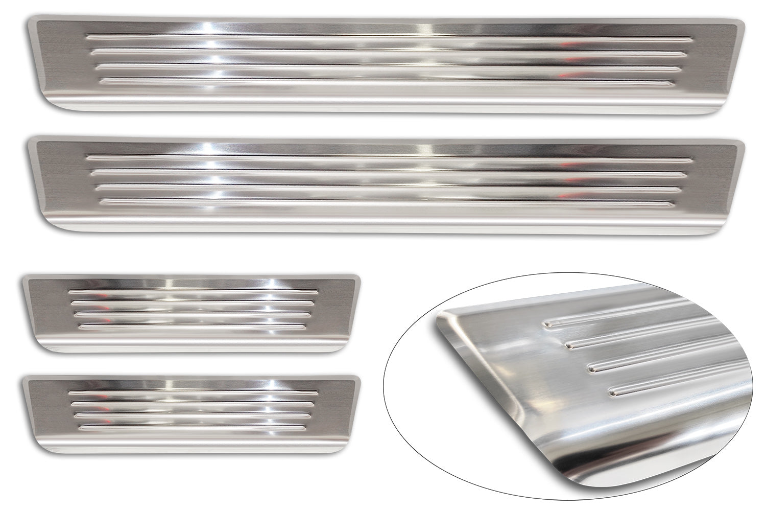 Tröskelskydd Lines Volvo EX 30 2023+ – Silver satin
