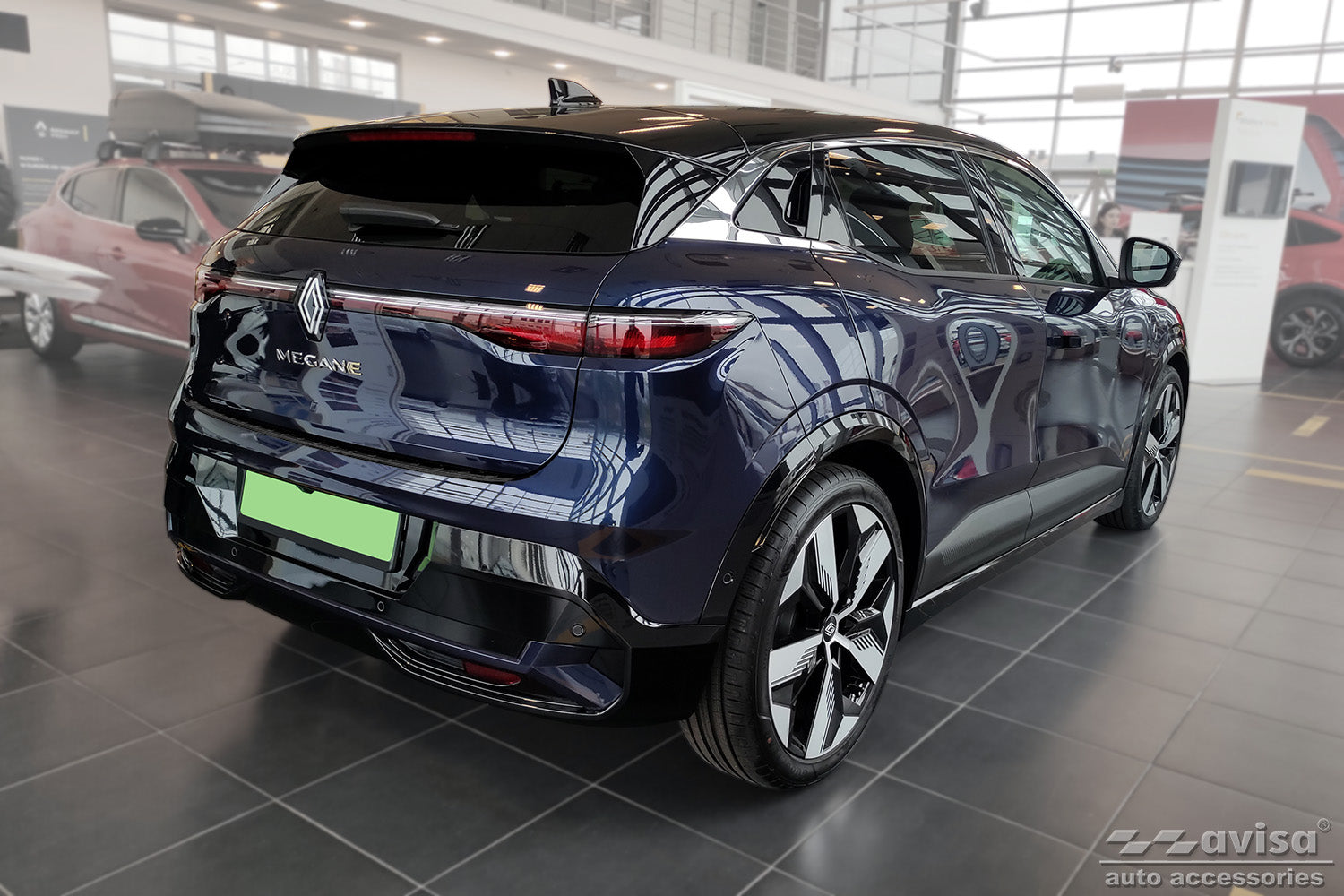 Lastskydd Renault Megane E-Tech Electric 2022+ – Svart (2/45344) – detaljbild 2