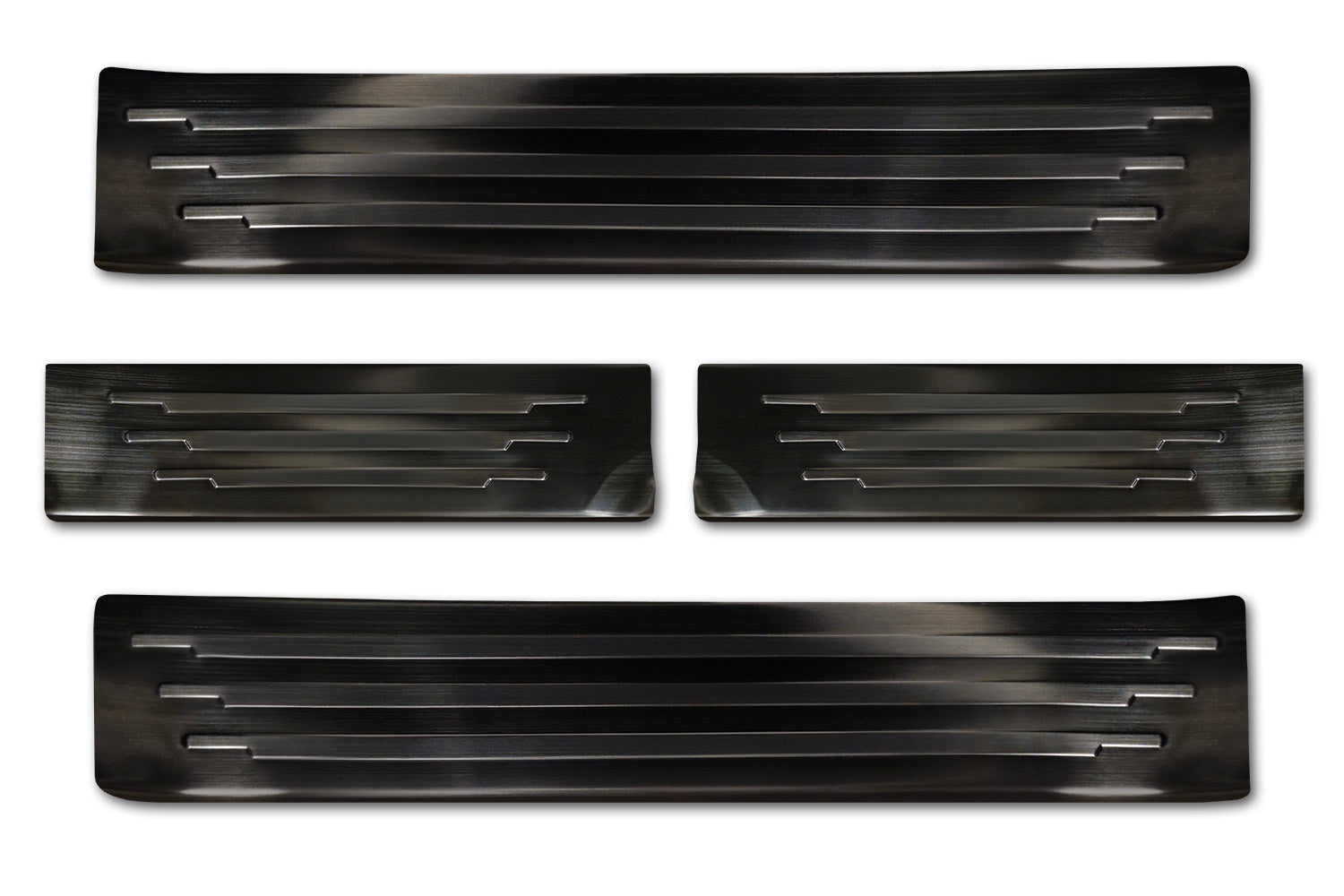 Tröskelskydd Lines Toyota Hilux VIII facelift 2020+ – Silver satin