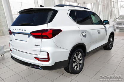 Lastskydd Ssangyong Rexton facelift 2021+ – Silver satin – detaljbild 2