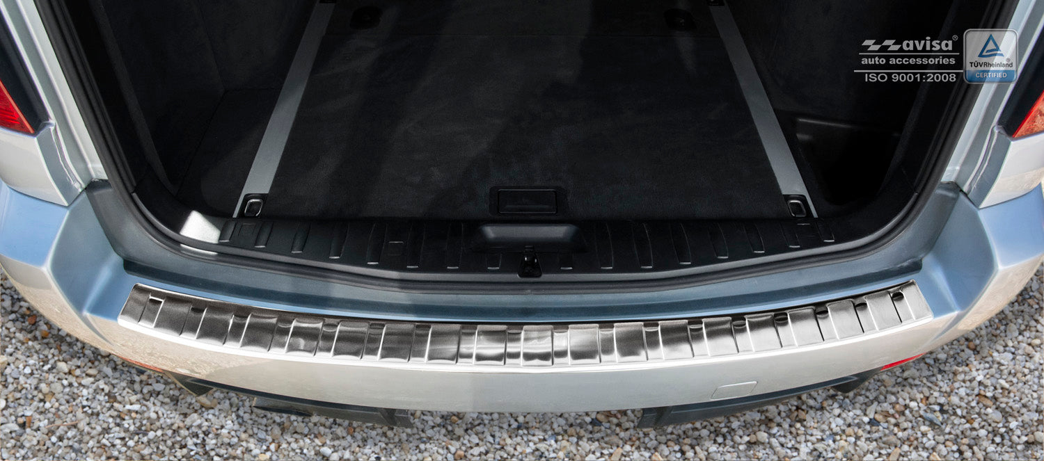 Lastskydd BMW X3 I E83 facelift 2006–2010 – Silver satin – detaljbild 2