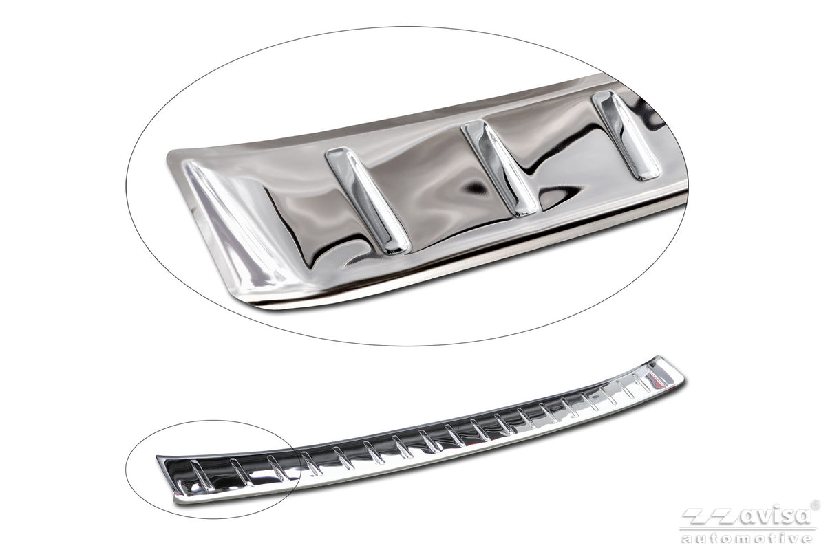 Lastskydd Toyota Rav 4 VI (XA6) 2026+ – Spegelpolerat silver