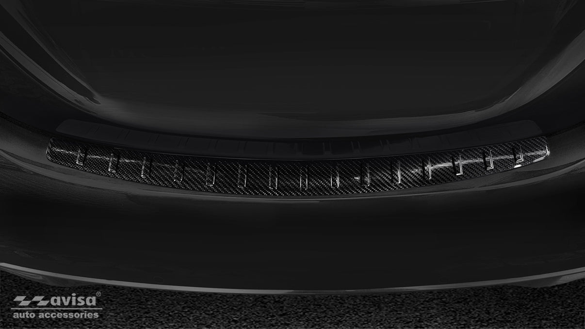 Lastskydd Mercedes C Class IV W205/ AMG sedan 2014–2019, facelift 2019+06.2021+ Svart – detaljbild 3