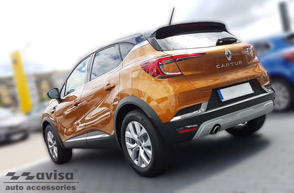Tröskelskydd Lines Mitsubishi Asx II ( Rjb ) 2023+ / Renault Captur II crossover 2019+ / Renault Captur II E-Tech 2020+ – Silver satin – detaljbild 3