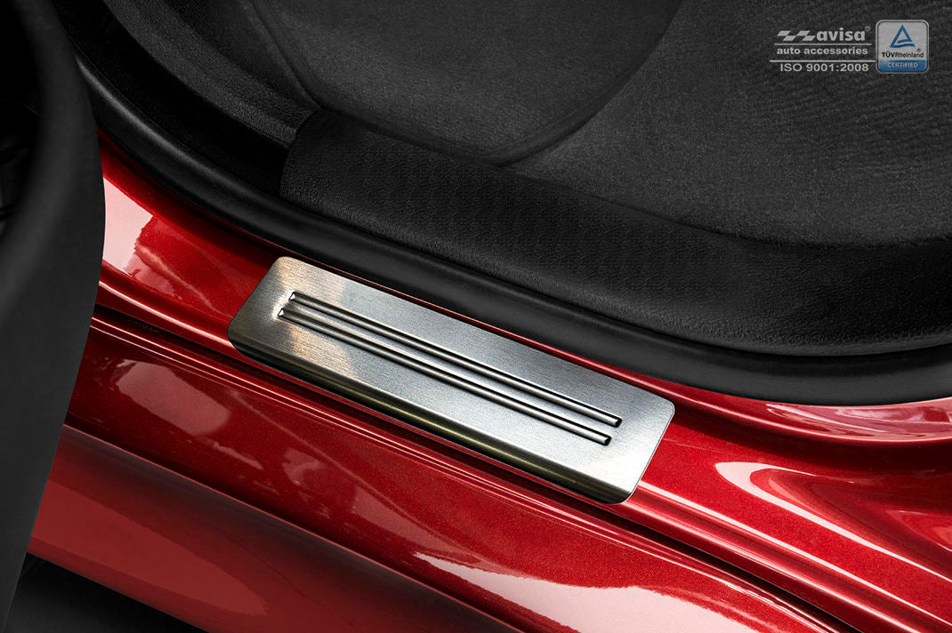 Tröskelskydd Special Edition BMW X6 II F16 2014–2019 – Silver satin – detaljbild 3
