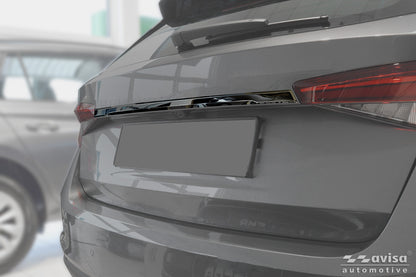 Bakluckelist Skoda Fabia IV 2021+ – Spegelblank svart – detaljbild 3