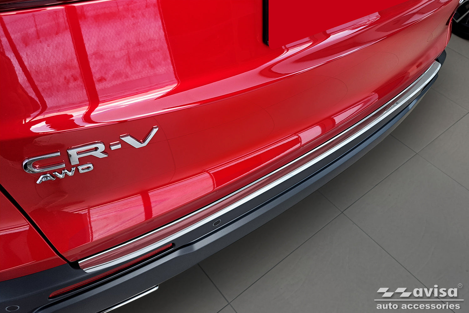 Lastskydd Honda Cr-V VI 2023+ – Silver satin – detaljbild 3