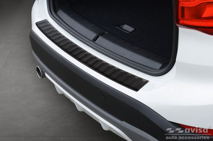 Lastskydd Black Mat BMW X1 F48 facelift 2015–2019, facelift 2019–2022 – Mattsvart – detaljbild 3