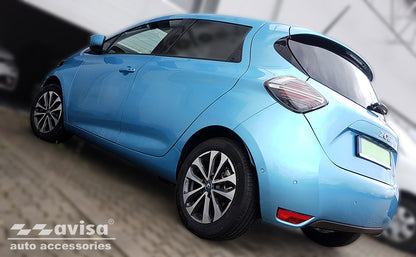 Lastskydd Renault Zoe halvkombi 5-dörrars facelift 2019+ – Silver satin – detaljbild 2