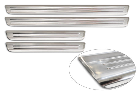 Tröskelskydd Lines Skoda Kodiaq II 2024+ / Volkswagen Tayron II 2025> – Silver satin