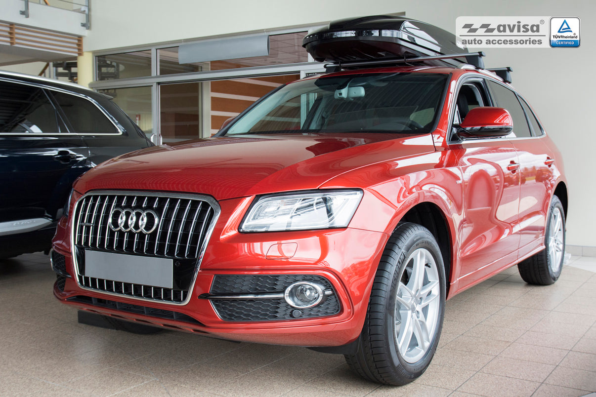 Lastskydd Audi Q5 2008–2012, facelift 2012–2016 / Audi SQ5 2013+ – Silver satin – detaljbild 2