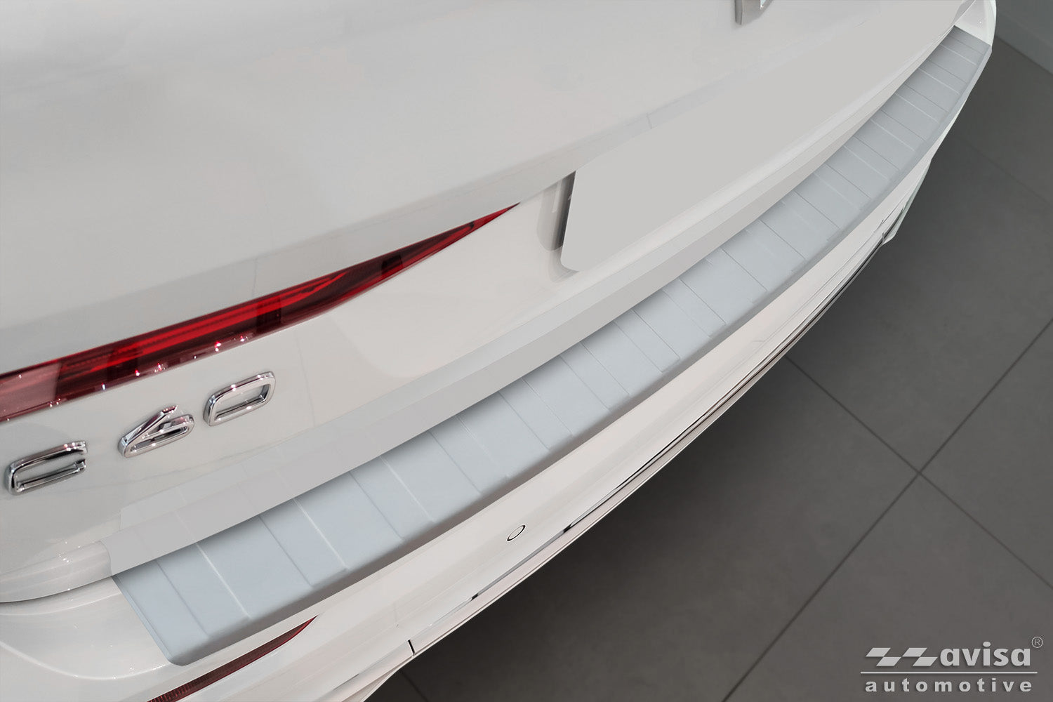 Lastskydd Soft Silver Volvo XC60 II/ R-Design 2017–2021, facelift 2021–2025, facelift 2025+ m.fl. – Soft Silver – detaljbild 3