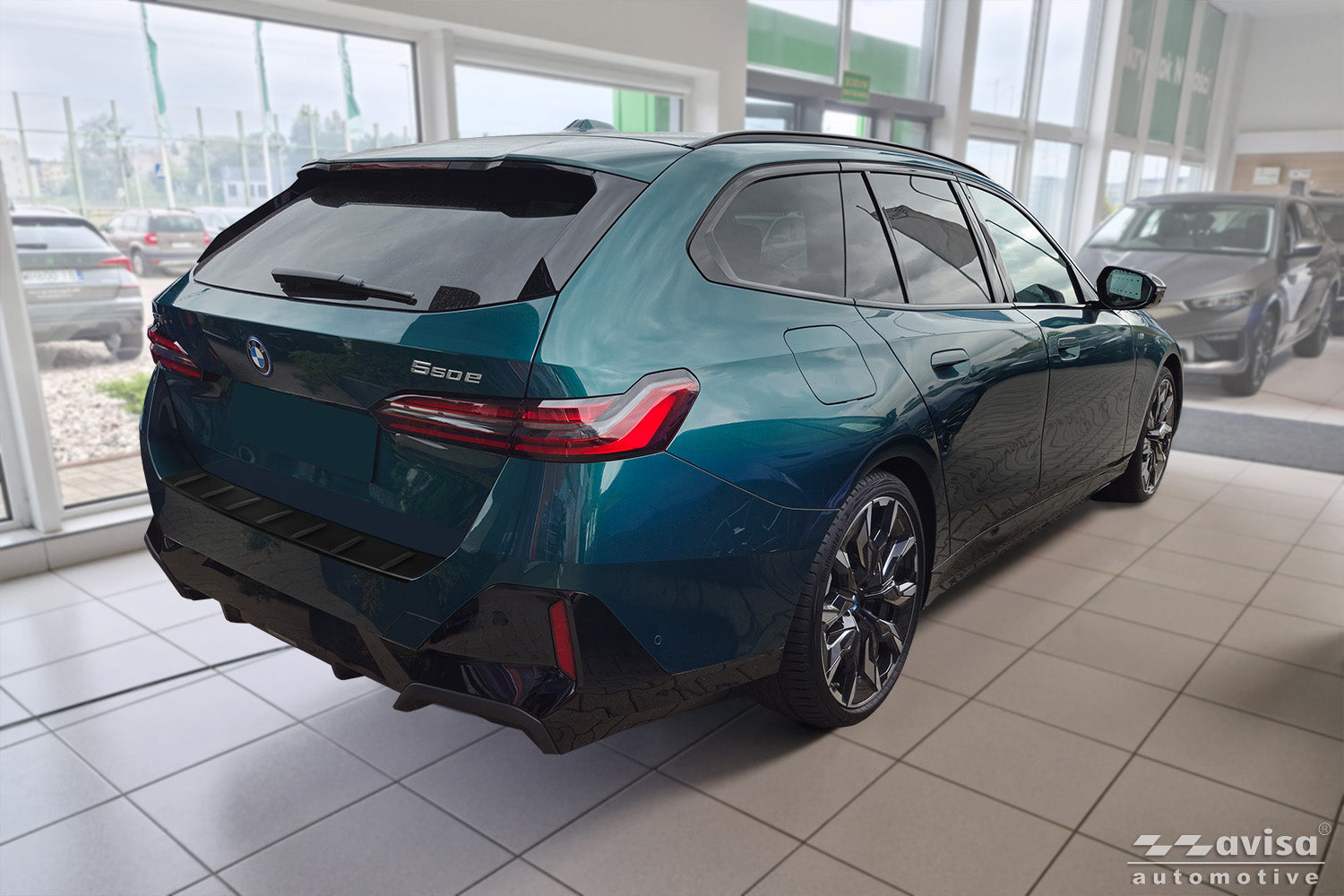 Lastskydd Black Mat BMW i5 M60 2025 x drive touring m.fl. – Mattsvart – detaljbild 2