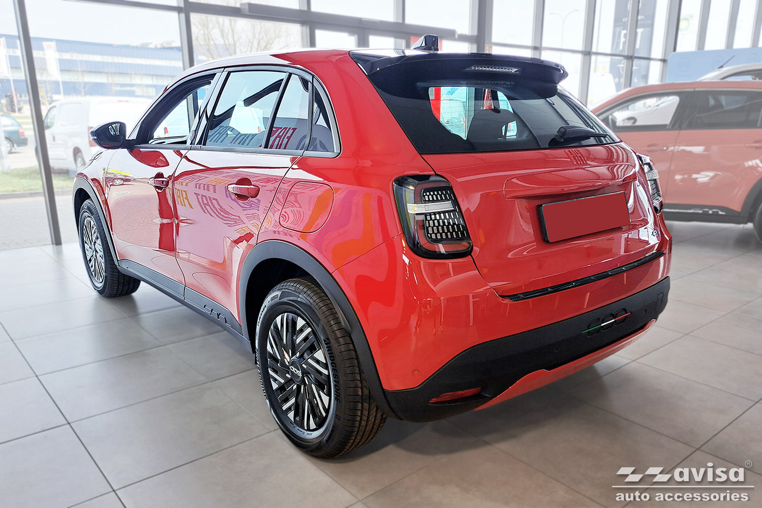 Lastskydd Fiat 600 2023+ – Svart – detaljbild 2
