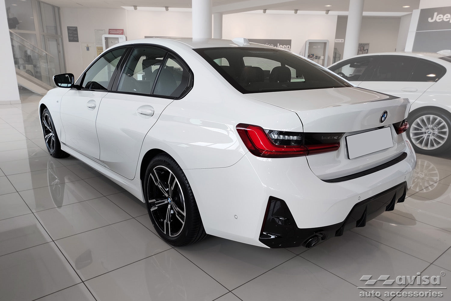 Lastskydd Black Mat BMW 3 G20 sedan M-paket 2018– 2022 – Mattsvart – detaljbild 2