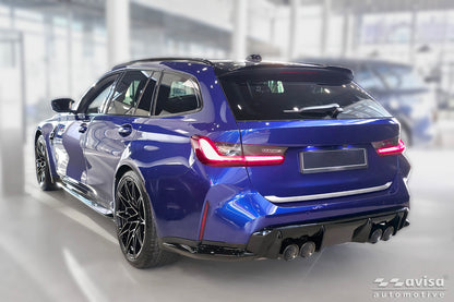 Bakluckelist BMW 3 (G21) VII Touring M-paket facelift 2022–2024 facelift 2024+/ 3 VII Touring ( G81 ) M Competition facelift… – Silver satin – detaljbild 2