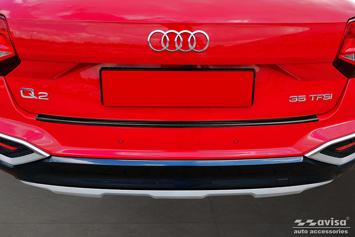 Lastskydd Audi Q2 crossover facelift 2020+ – Svart – detaljbild 3