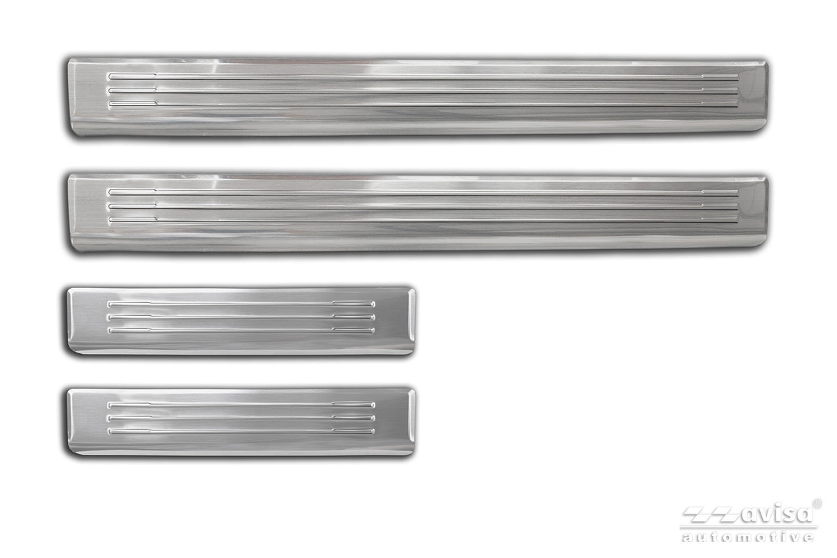Tröskelskydd Lines Volkswagen T- Roc II 2025+ – Silver satin