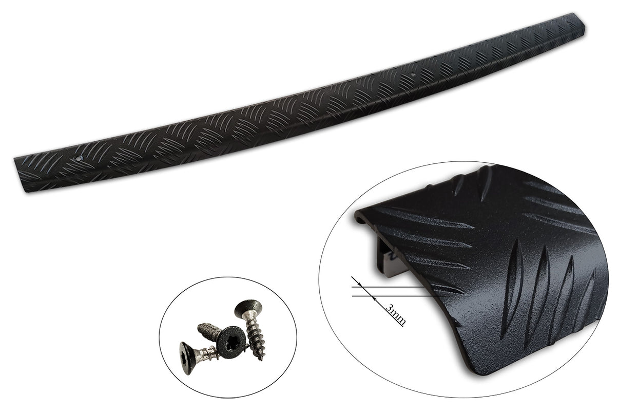 Bakre kant-/skyddslist Ford Ranger V 2011–2022 – Svart (2/53152)