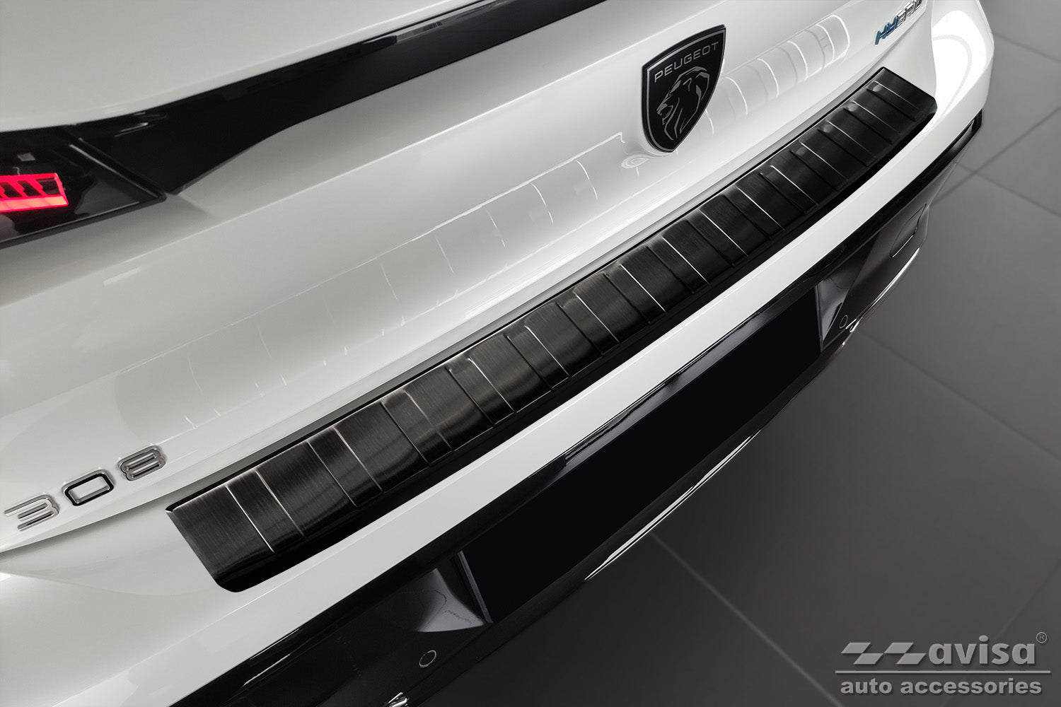 Lastskydd Peugeot 308 III hatchback2021–/ Peugeot E-308 III halvkombi 2021+ – Svart – detaljbild 3