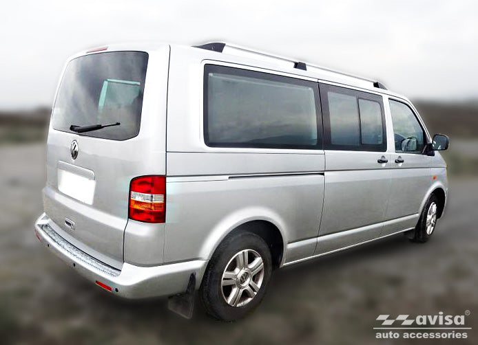 Lastskydd Volkswagen Transporter T5 Multivan, Caravelle 2003–2012, facelift 2012–2015 ( fits to the two bak dörrar and… – Silver satin – detaljbild 2