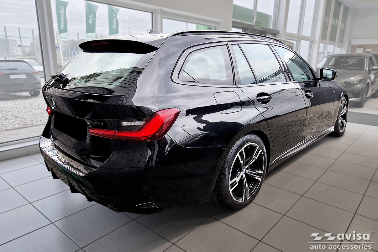 Lastskydd BMW 3 G21 VII Touring M-paket 2022+ – Silver satin – detaljbild 2