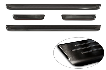 Tröskelskydd Lines Fiat 600 2023+ – Svart