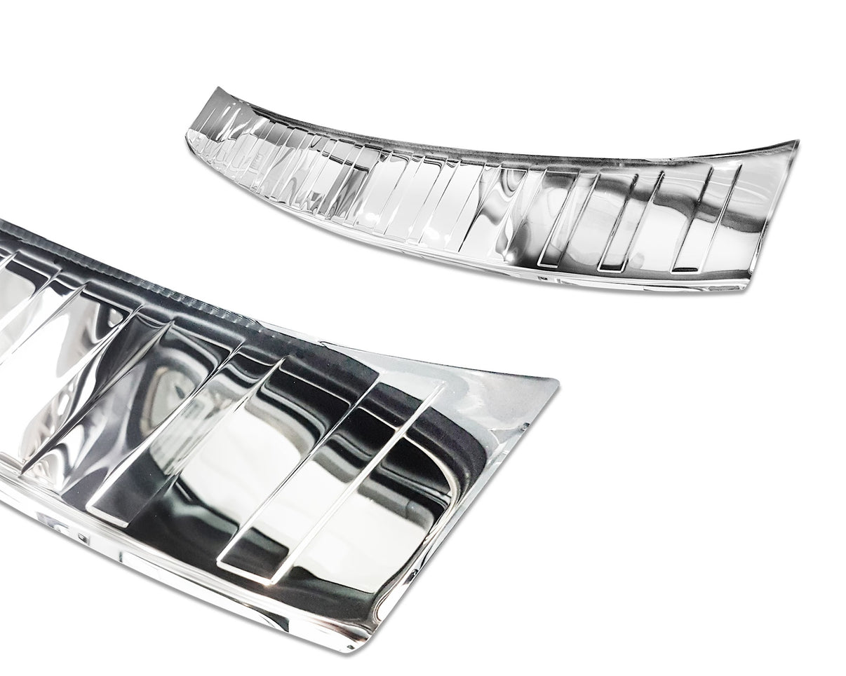 Lastskydd Ford Kuga II/ Ford Kuga II Vignale 2012–2016, facelift 2016–2019 – Spegelpolerat silver