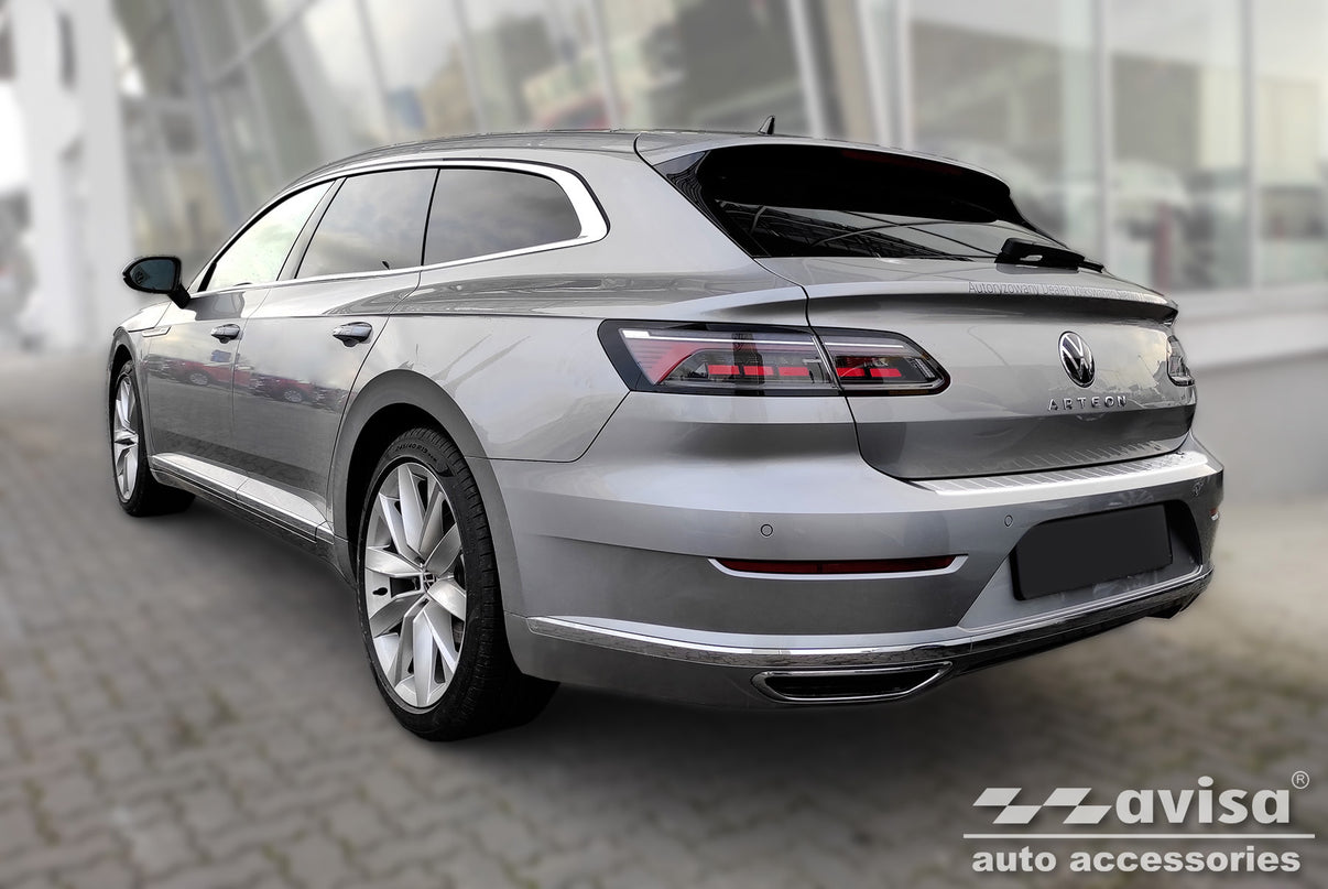 Lastskydd Volkswagen Arteon Shooting Brake Kombi 2020+ / Volkswagen Arteon Shooting Brake Kombi eHybrid 2020+ – Silver satin – detaljbild 2