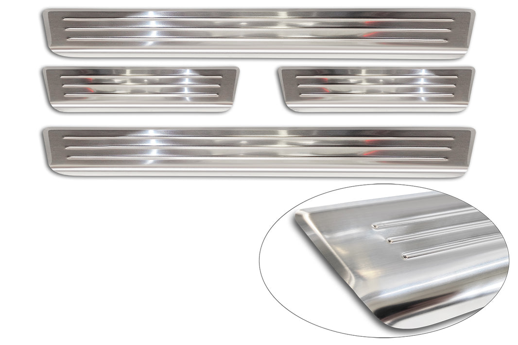 Tröskelskydd Lines Opel Mokka II B 2020+ – Silver satin