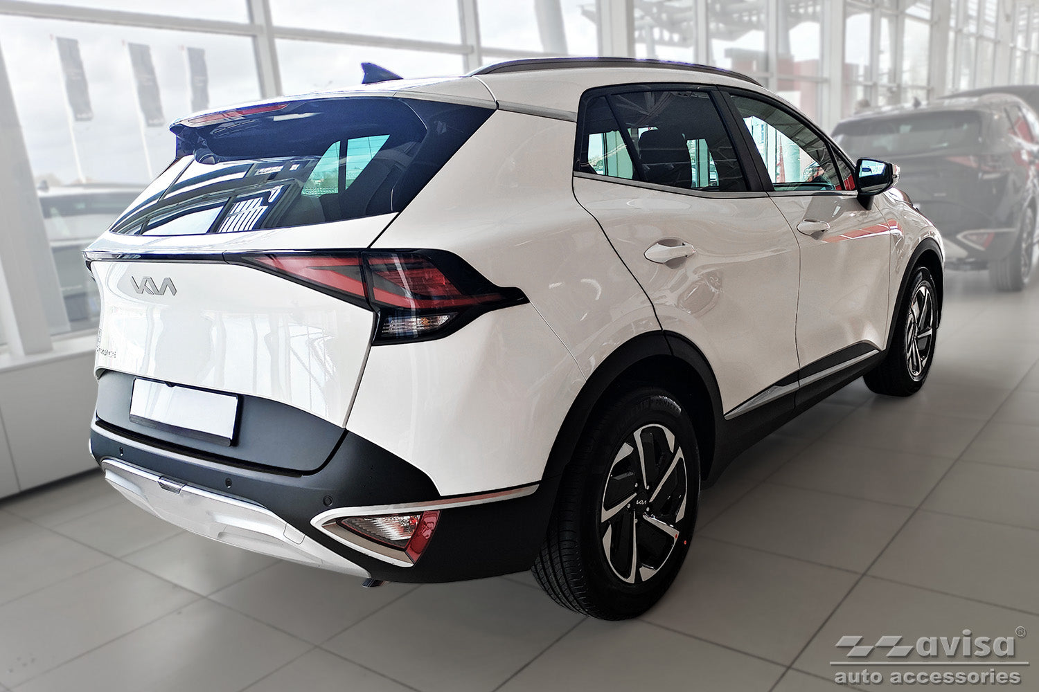 Lastskydd Kia Sportage V 2021–2025 – Svart – detaljbild 2