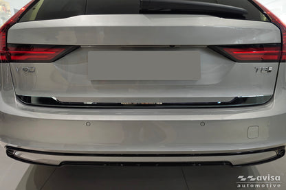 Bakluckelist Volvo V90 Kombi 2016+/ V90 Cross Country 2016+ – Spegelblank svart – detaljbild 3