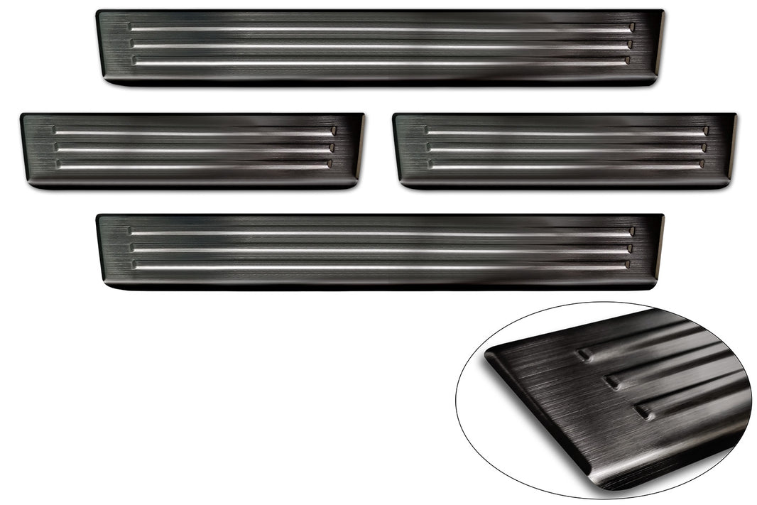 Tröskelskydd Lines Ford Ranger VI 2022+ / Volkswagen Amarok II 2023+ – Svart