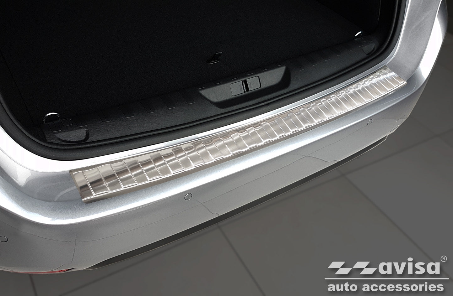 Lastskydd Peugeot 308 II SW Kombi 2013–2017, facelift 2017–2021 – Silver satin – detaljbild 3