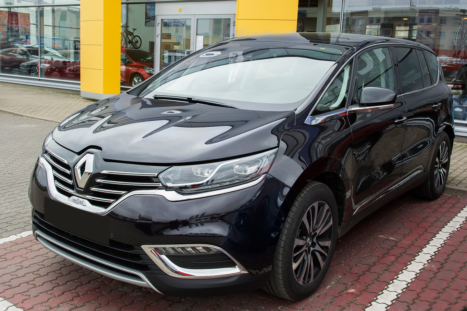 Lastskydd Renault Espace V Initiale 2015–2023 ( doesn’t fit to versionen med towing hook) – Silver satin – detaljbild 2