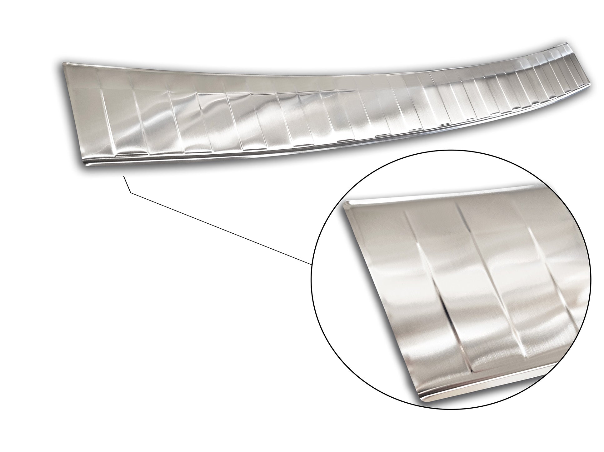 Lastskydd Volvo V70 III facelift 2014–2016 – Silver satin