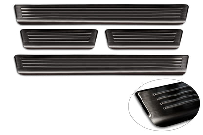 Tröskelskydd Lines Skoda Octavia IV liftback/ Kombi 2019–2024 facelift 2024+ – Svart