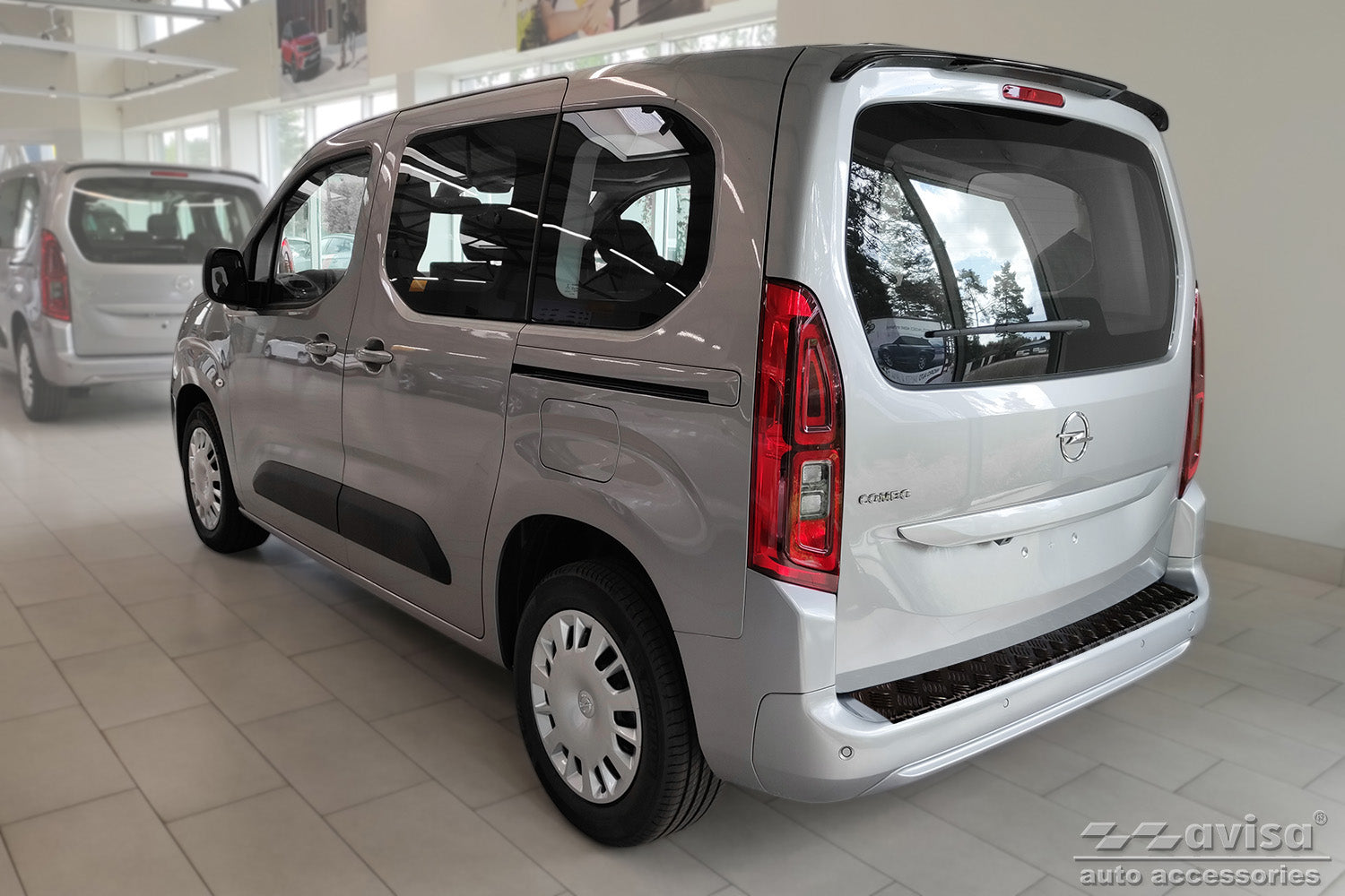 Lastskydd Black Mat Citroen Berlingo II 2008–2015, facelift 2015–2018 m.fl. – Mattsvart – detaljbild 3
