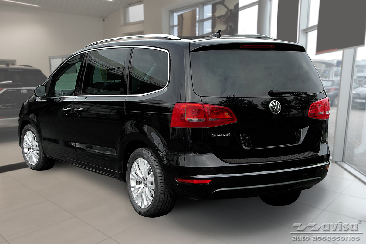 Lastskydd Black Mat Seat Alhambra II 2010+ / Volkswagen Sharan II 2010+ – Mattsvart – detaljbild 2