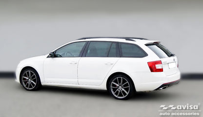 Lastskydd Skoda Octavia III Kombi RS version 2013–2016, facelift 2016–2019 – Silver satin – detaljbild 2