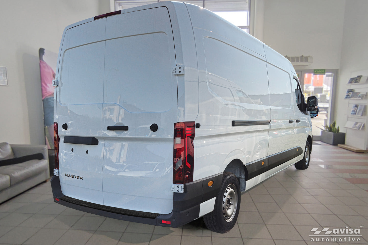 Lastskydd Black Mat Renault Master IV 2024+ – Mattsvart – detaljbild 2