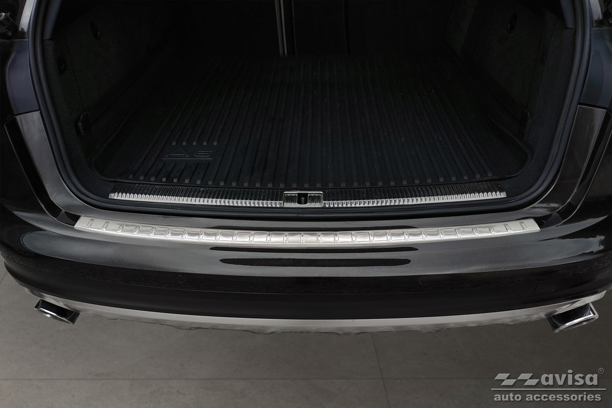 Lastskydd Audi A6 C7 Allroad 2012–2014, facelift 2014–2018 – Silver satin – detaljbild 3