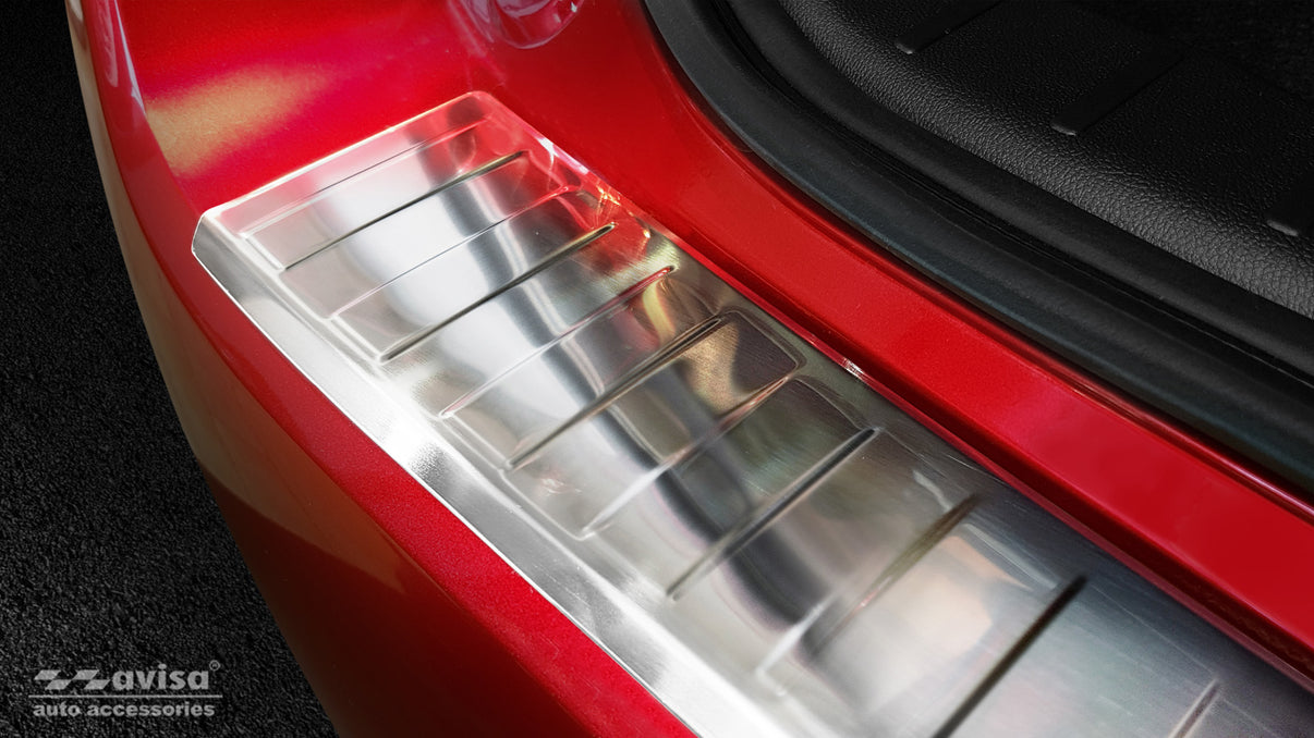 Lastskydd Mitsubishi Asx crossover facelift 2019– 2022 – Silver satin – detaljbild 3