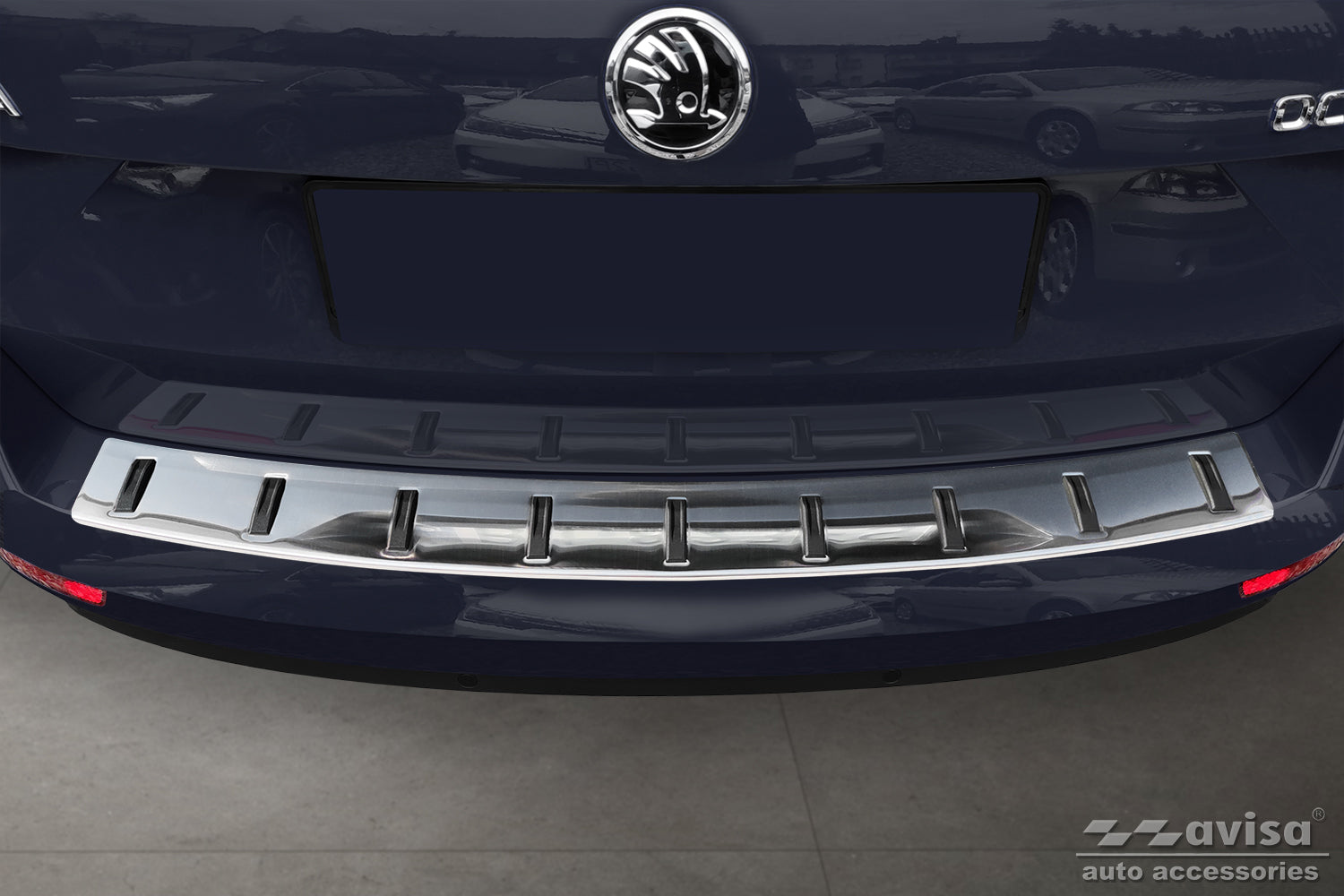Lastskydd Strong Edition Skoda Octavia III Kombi facelift 2016–2019 – Silver – detaljbild 3