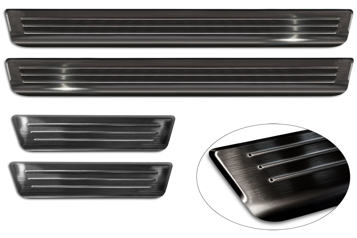 Tröskelskydd Lines Skoda Superb IV Kombi 2024+ / Volkswagen Passat B9 Variant/ R-line/ Hybrid 2024+ – Svart