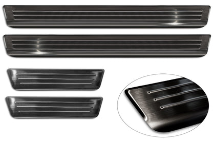 Tröskelskydd Lines Skoda Superb IV Kombi 2024+ / Volkswagen Passat B9 Variant/ R-line/ Hybrid 2024+ – Svart