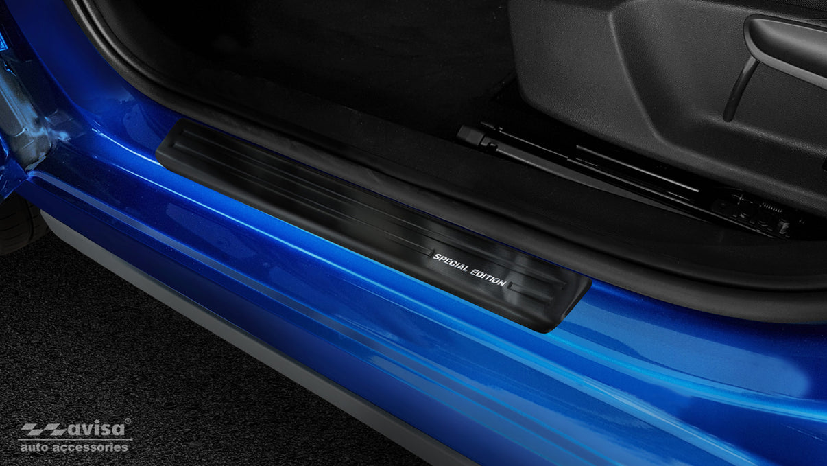 Tröskelskydd Special Edition Skoda Kamiq crossover 2019–2024 facelift 2024+ – Svart – detaljbild 2